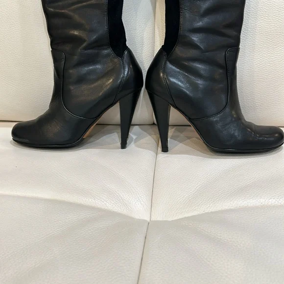 Cole Haan BLACK AIR JALISA TALL BOOT with Zip Closure in Size 4.5 В - Picture 13 of 17
